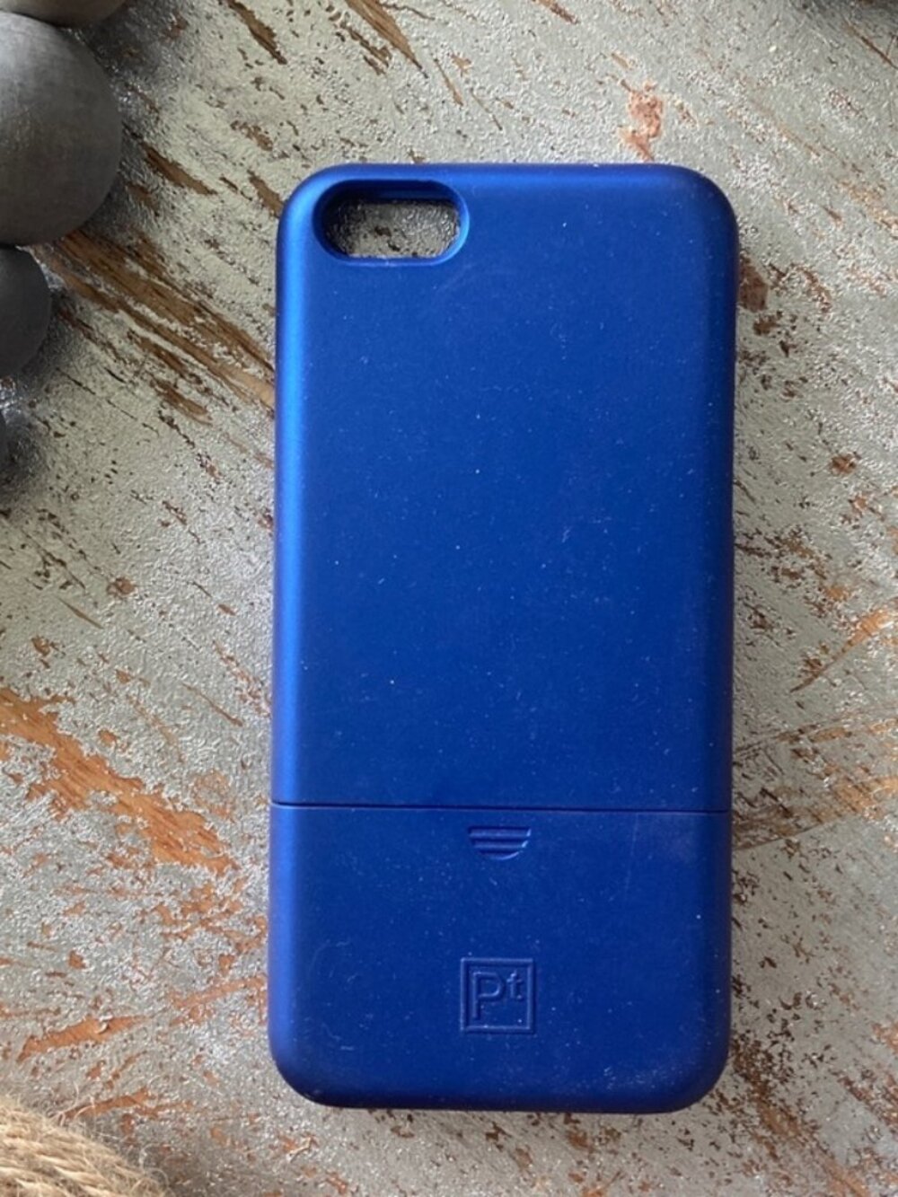 Platinum Matte Blue Hard Phone Case | Model Unconfirmed